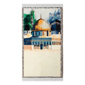 Al-Aqsa Inspired Padded Islamic Prayer Mat
